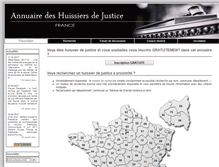 Tablet Screenshot of annuaire-huissier-de-justice.fr
